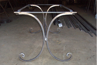 Image de Table en fer forgé